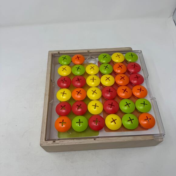 Lovevery Mosaic Button Board Wooden Montessori Toy - Picture 7 of 7